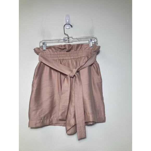 3.1 Phillip Lim Blush Pink High Elastic Waist Shorts with 2.5" inseam Sz 6 - Picture 1 of 3